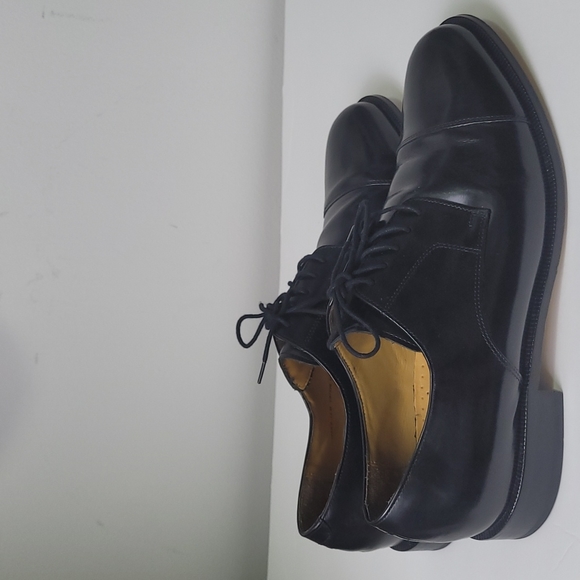 COLE HAAN NIKE AIR BLACK OXFORD DRESS LACE UP SHOES 13M - Picture 2 of 15